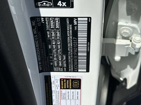 Certified 2023 Mercedes-Benz EQS 580 4MATIC SUV image 37
