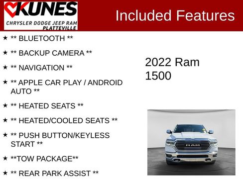 Used 2022 RAM 1500 Limited AWD/4WD image 2