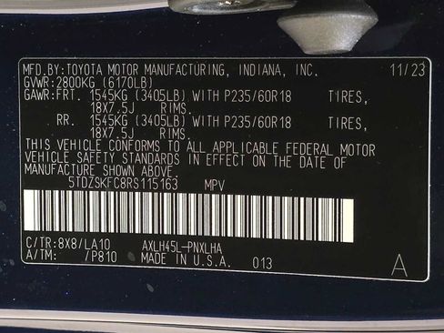 Certified 2024 Toyota Sienna Limited w/ Protection Package (TMS) AWD/4WD image 31