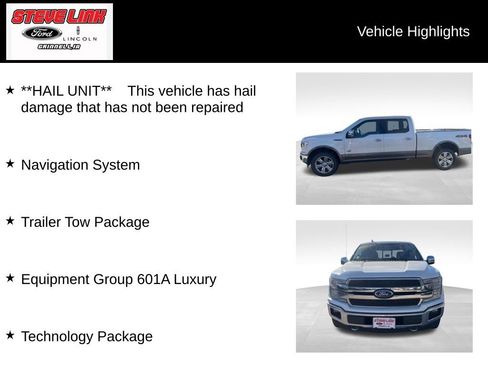 Used 2018 Ford F150 King Ranch w/ Equipment Group 601A Luxury AWD/4WD image 7