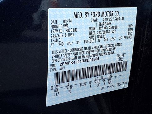 Used 2024 Ford Edge SEL w/ Convenience Package AWD/4WD image 22