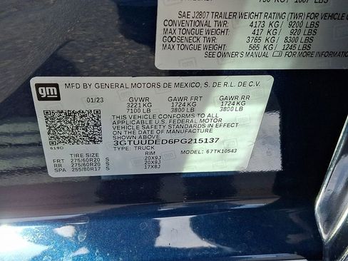 Certified 2023 GMC Sierra 1500 SLT w/ SLT Premium Package AWD/4WD image 31