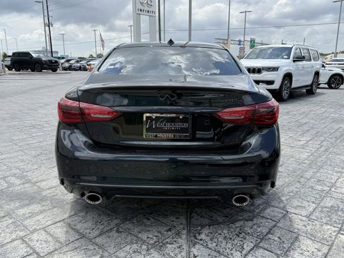 Certified 2023 INFINITI Q50 Red Sport 400 w/ Black Opal Edition RWD image 6