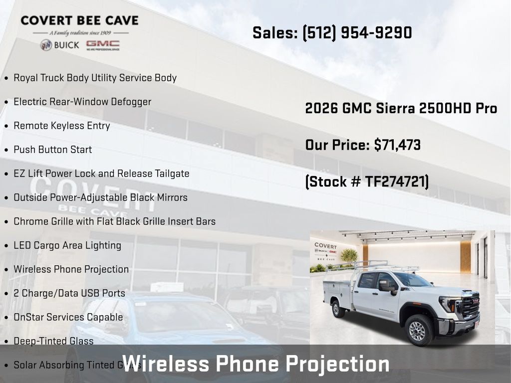 New 2026 GMC Sierra 2500 Pro w/ Convenience Package RWD image 15