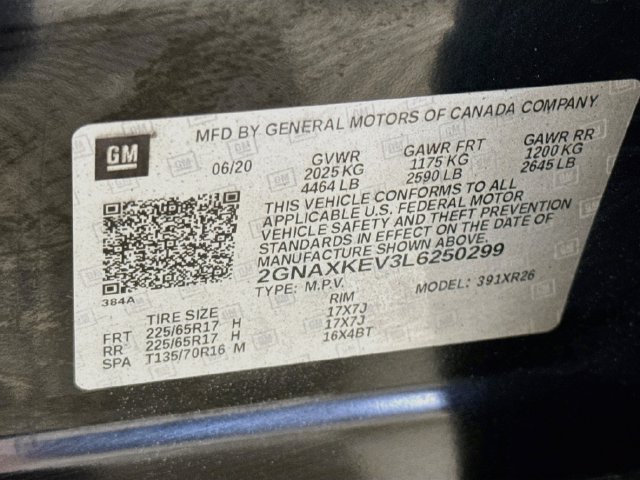 Used 2020 Chevrolet Equinox LT FWD image 39