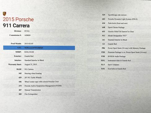 Used 2015 Porsche 911 Carrera image 81