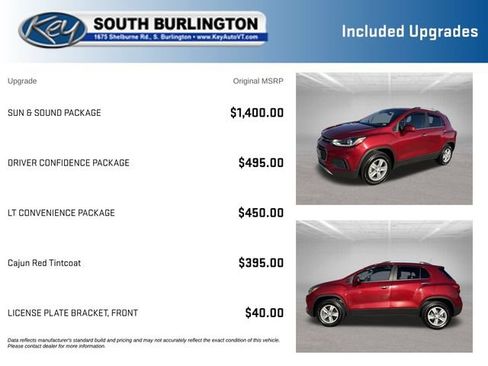 Used 2020 Chevrolet Trax LT w/ Sun & Sound Package AWD/4WD image 3