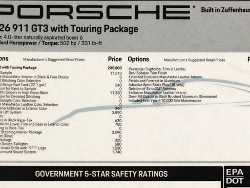 Used 2026 Porsche 911 GT3 RWD image 48