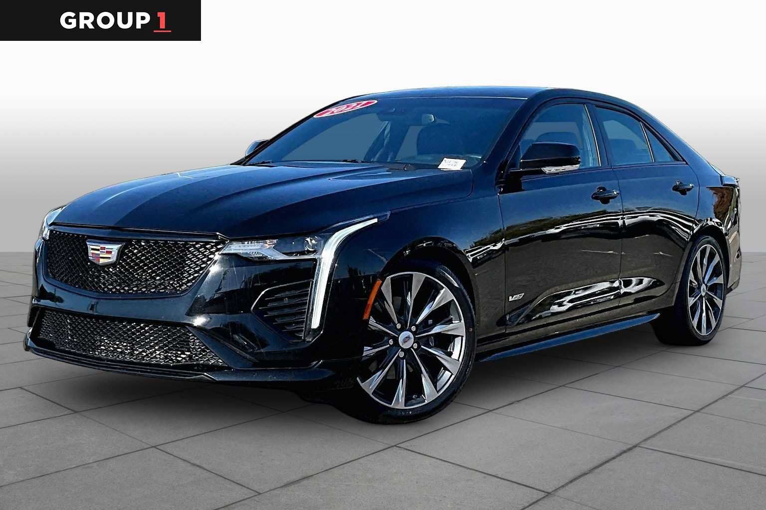 Used 2021 Cadillac CT4 V w/ Climate Package AWD/4WD image 1