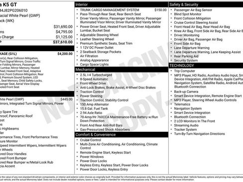 Certified 2023 Kia K5 GT w/ GT1 Package FWD image 22