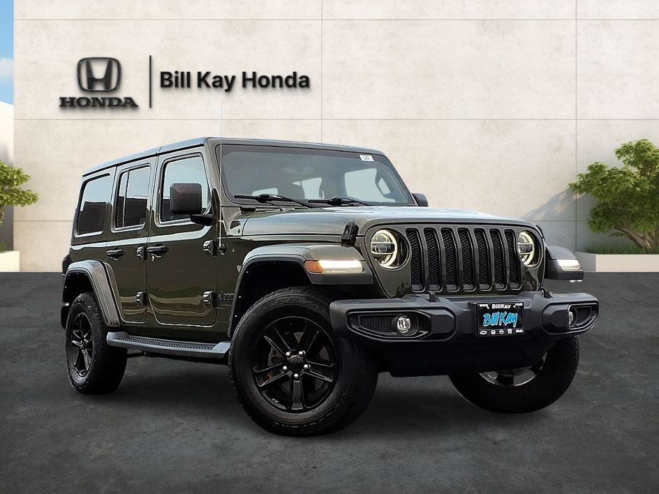 Used 2021 Jeep Wrangler Unlimited Sahara AWD/4WD image 1