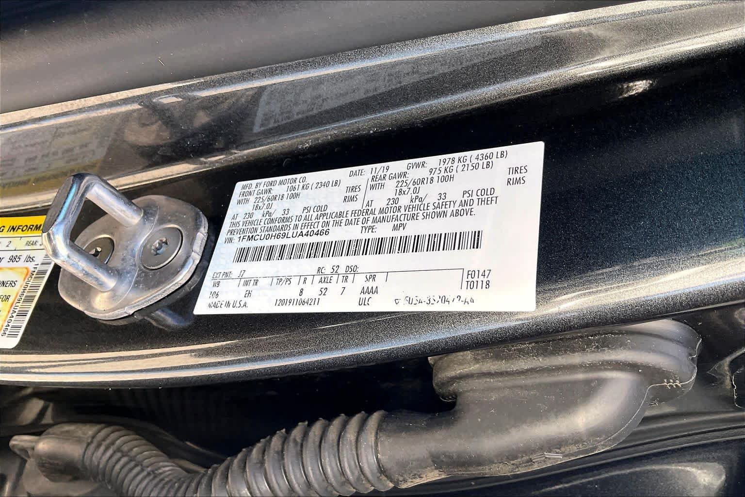 Used 2020 Ford Escape SEL FWD image 33