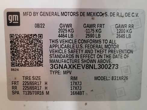 Used 2022 Chevrolet Equinox LT FWD image 33