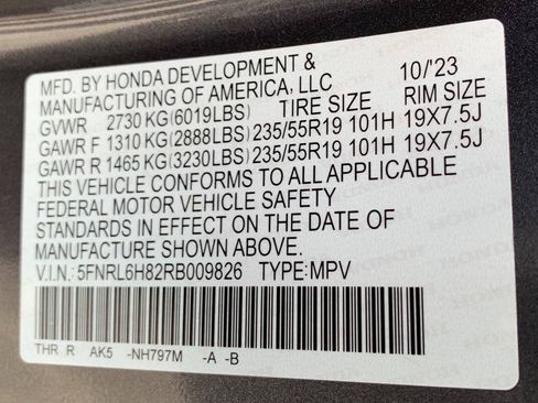 Certified 2024 Honda Odyssey Touring image 43