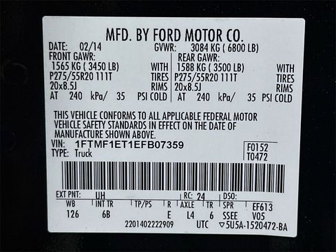 Used 2014 Ford F150 FX4 w/ FX Appearance Package image 33