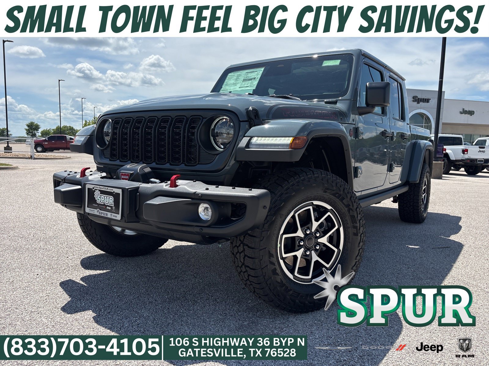 New 2026 Jeep Gladiator Rubicon AWD/4WD 360° Tour