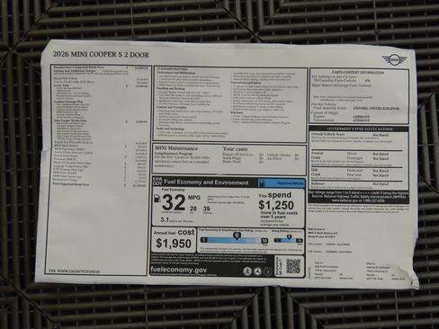 New 2026 MINI Cooper S image 9