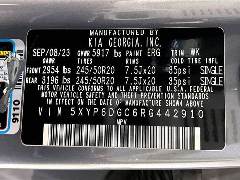 Used 2024 Kia Telluride S w/ S Sunroof Package image 44