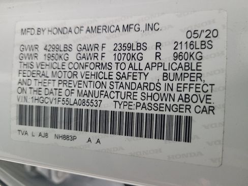 Used 2020 Honda Accord EX-L image 33