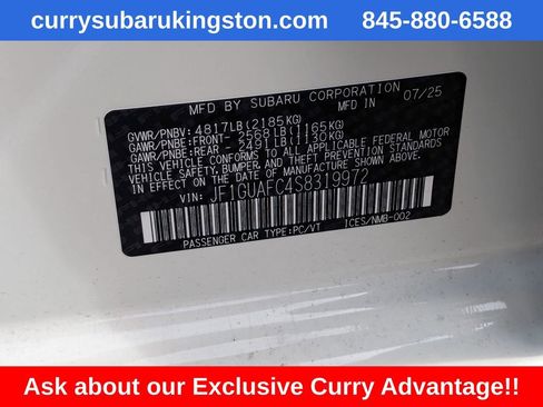 New 2025 Subaru Impreza 2.0i Sport w/ Popular Package #1 image 8