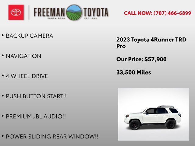 Used 2023 Toyota 4Runner TRD Pro AWD/4WD image 9