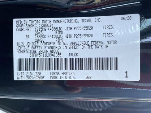 Used 2020 Toyota Tundra Limited image 43