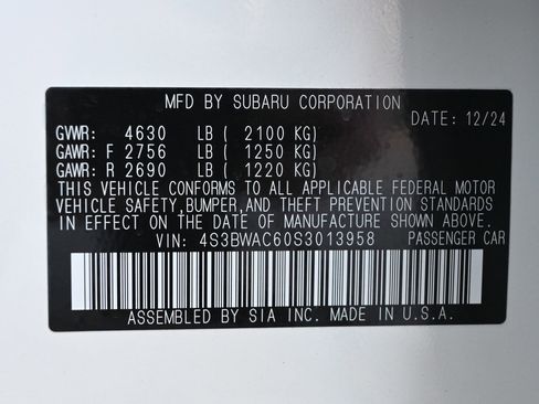 Certified 2025 Subaru Legacy Premium image 35