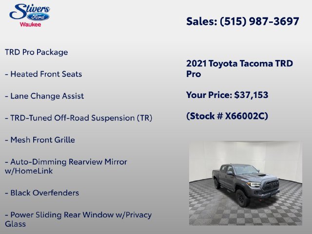 Used 2021 Toyota Tacoma TRD Pro AWD/4WD image 16