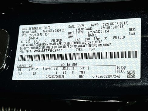 New 2026 Ford F150 Lariat w/ Equipment Group 501A Mid AWD/4WD image 18