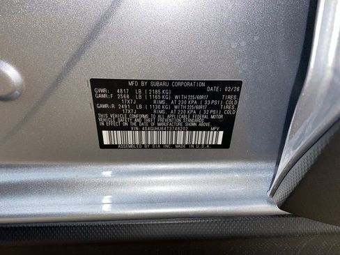 New 2026 Subaru Crosstrek 2.5i Wilderness image 25