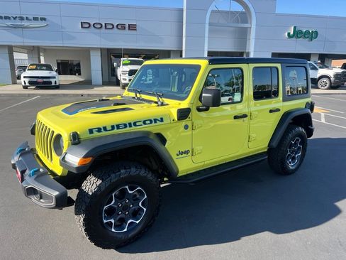 Used 2023 Jeep Wrangler Unlimited Rubicon 4xe AWD/4WD image 3