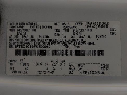Used 2015 Ford F150 XL w/ Equipment Group 101A Mid RWD image 33