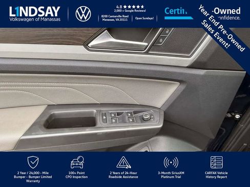 Certified 2022 Volkswagen Atlas SE w/ Panoramic Sunroof Package image 19