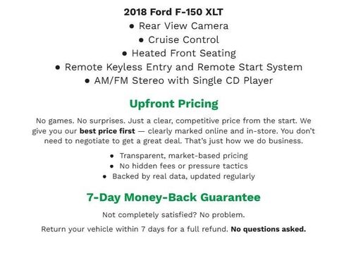 Used 2018 Ford F150 XLT w/ Equipment Group 302A Luxury AWD/4WD image 1