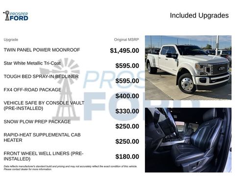 Used 2021 Ford F450 Platinum w/ FX4 Off-Road Package image 3