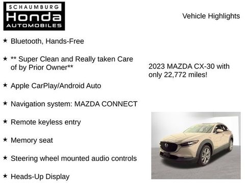 Used 2023 MAZDA CX-30 AWD 2.5 S w/ Premium Package image 7