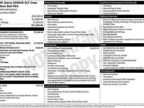 Used 2021 GMC Sierra 2500 SLT w/ SLT Convenience Package AWD/4WD image 18