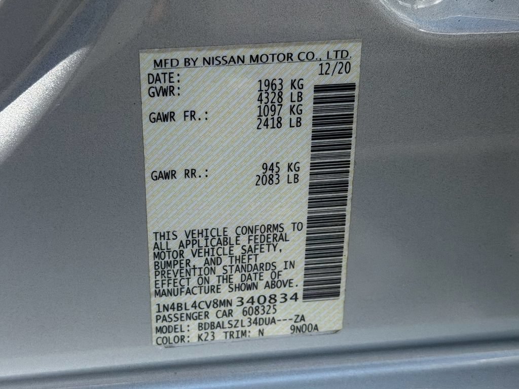 Used 2021 Nissan Altima 2.5 SR FWD image 16