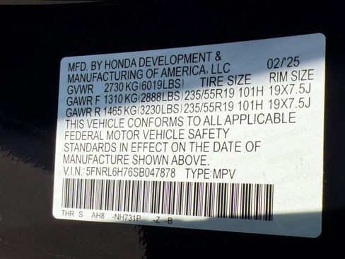 Used 2025 Honda Odyssey Sport-L image 20