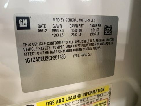 Used 2012 Chevrolet Malibu LS FWD image 13