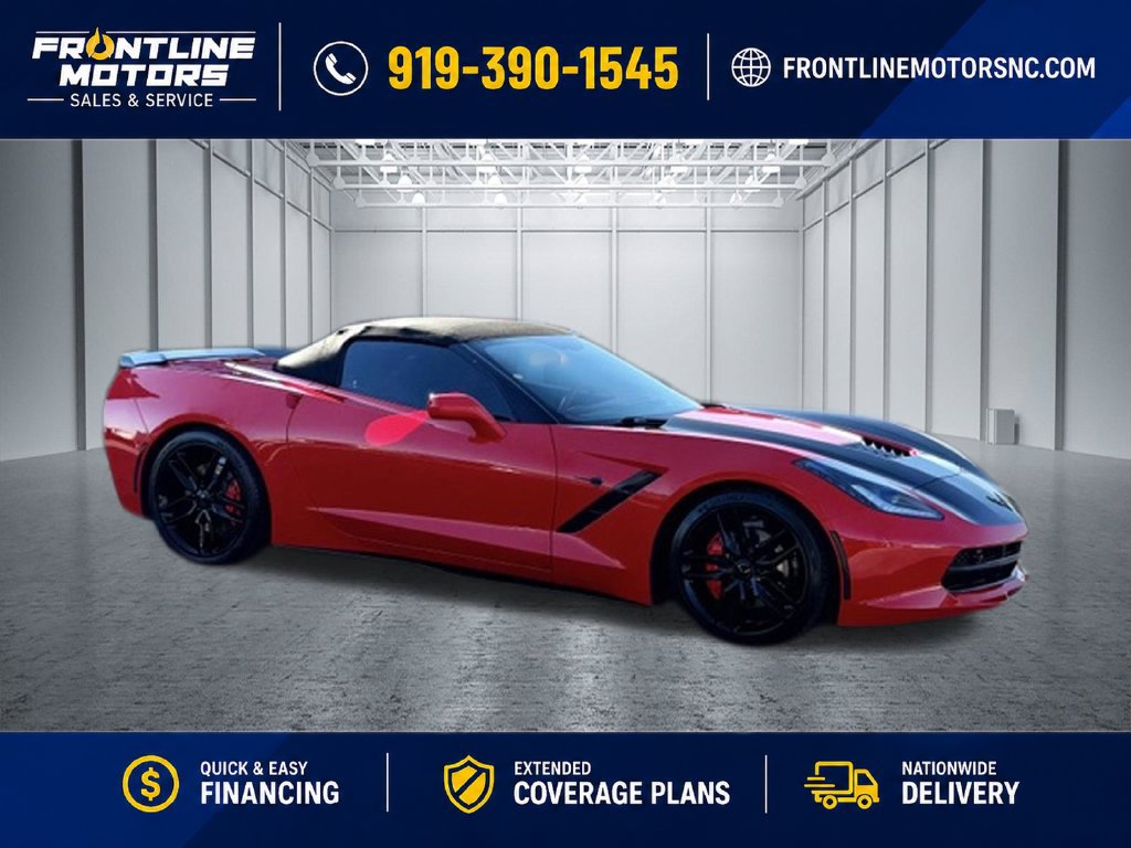 Used 2015 Chevrolet Corvette Stingray Convertible w/ 3LT Preferred Equipment Group RWD image 11