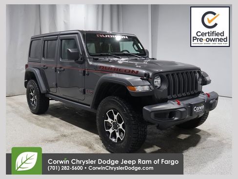 Certified 2023 Jeep Wrangler Unlimited Rubicon w/ Cold Weather Group image 1