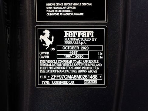 Used 2021 Ferrari 812 GTS image 84