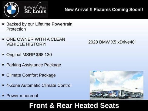 Used 2023 BMW X5 xDrive40i w/ Climate Comfort Package image 70