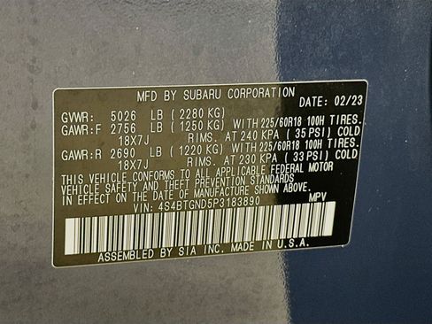 Used 2023 Subaru Outback Limited XT AWD/4WD image 33