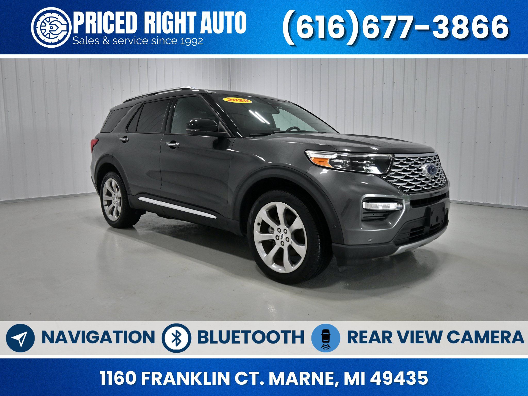 Used 2020 Ford Explorer Platinum w/ Premium Technology Package AWD/4WD image 1