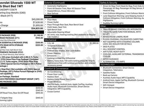 Used 2023 Chevrolet Silverado 1500 W/T w/ WT Value Package AWD/4WD image 19