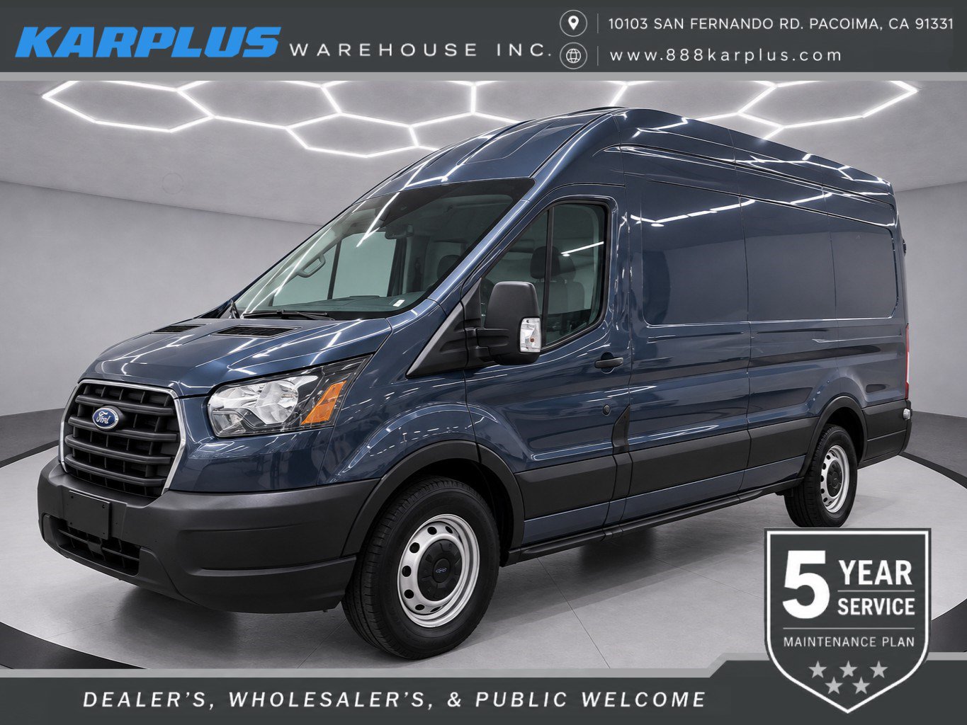 Used 2019 Ford Transit 250 148 High Roof Extended RWD image 1