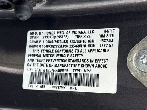 Certified 2017 Honda CR-V EX image 42