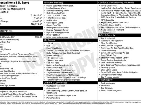 Used 2026 Hyundai Kona SEL Sport FWD image 3